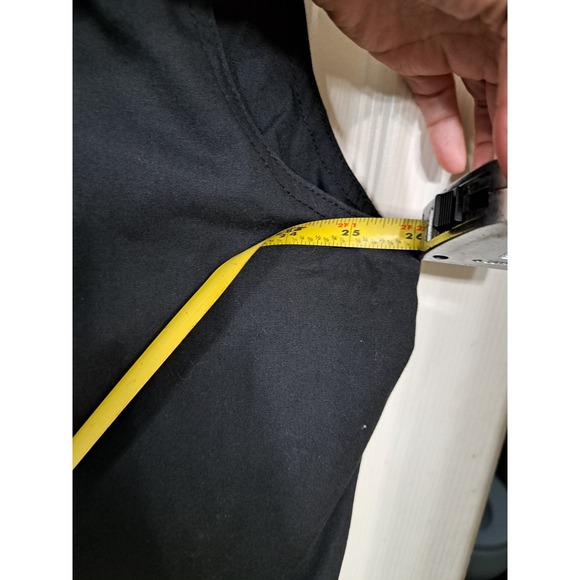 MENS Womens Unisex SECURITY Vest Uniform -Black -Size XL With Hoodie - Picture 9 of 10